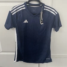 Adidas Women’s Soccer Jersey Small NWT Navy Blue White Aeroready