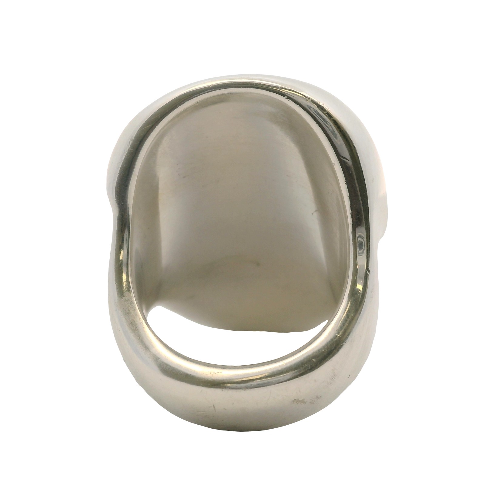 Large Solid 925 Sterling Silver Skull Ring Made I… - image 4