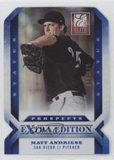 2013 Panini Elite Extra Edition Status Blue Die-Cut /100 Matt Andriese #189 0r4