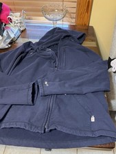 Carhartt Men's Force FR Hoodie Jacket Navy Blue, Flame Resistant, Size 2XL