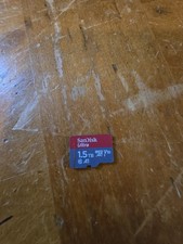 Sandisk Ultra 1.5TB MicroSDXC Micro SD Memory Card A1 V10 UHS-I -Very Good Cond