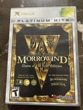 the elder scrolls 3 morrowind xbox Platinum Hits Game Of The Year Edition