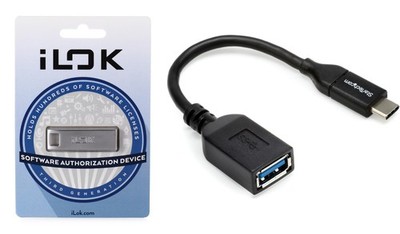 PACE iLok USB-A (3rd Generation) + StarTech.com USB31CAADP