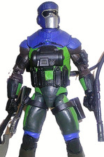 GI JOE Classified 6 inch BARBECUE Sgt slaughter's Marauders Mad blue complete mo