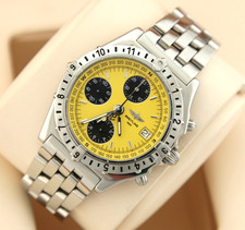 Breitling Chronomat Longitude GMT 39mm Automatik Chronograph A20048 Pilotband