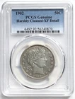 1902 Half Dollar, PCGS XF details, nice silver coin             # 2411, #84-07
