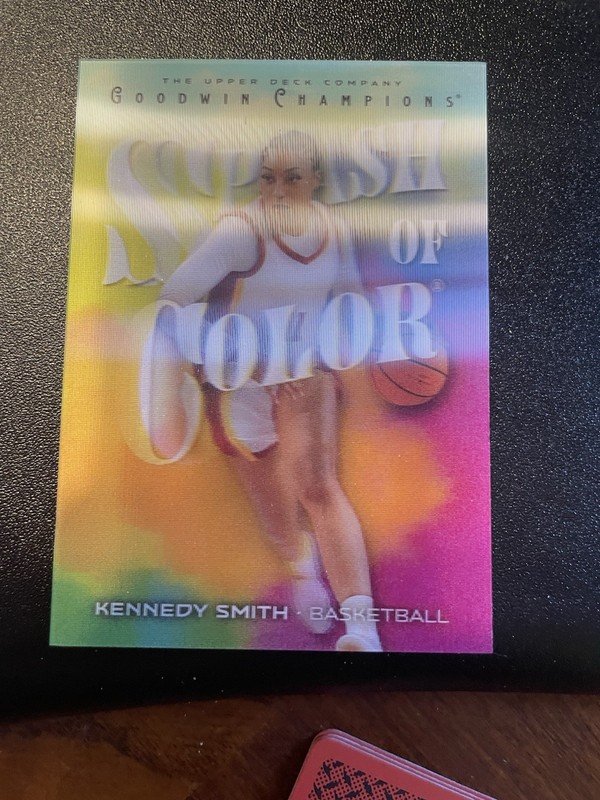 2026 Upper Deck Goodwin Champions Splash of Color 3-D Lenticular Kennedy Smith