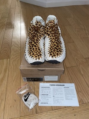 Rare Nike Sportswear Air Footscape Woven Chukka Prm Leopard Print Men Size 11.5