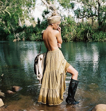 Maxi Falda Estampado Animal Leopardo Spell & the Gypsy Collective Wild Thing Talla XL