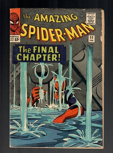 AMAZING SPIDER-MAN #33 VG/FN 5.0 CLASSIC COVER STAN LEE AND STEVE DITKO 1966
