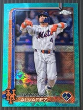 2025 Topps Chrome - Francisco Alvarez #207 Aqua Logofractor /199