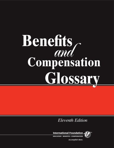 Benefits And Compensation Glossary By Judith A. Sankey &Amp; Judith A. Sankey *Vg+*