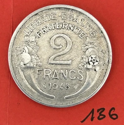 2 Francs MORLON 1948, ALUMINIUM - Photo 1/2