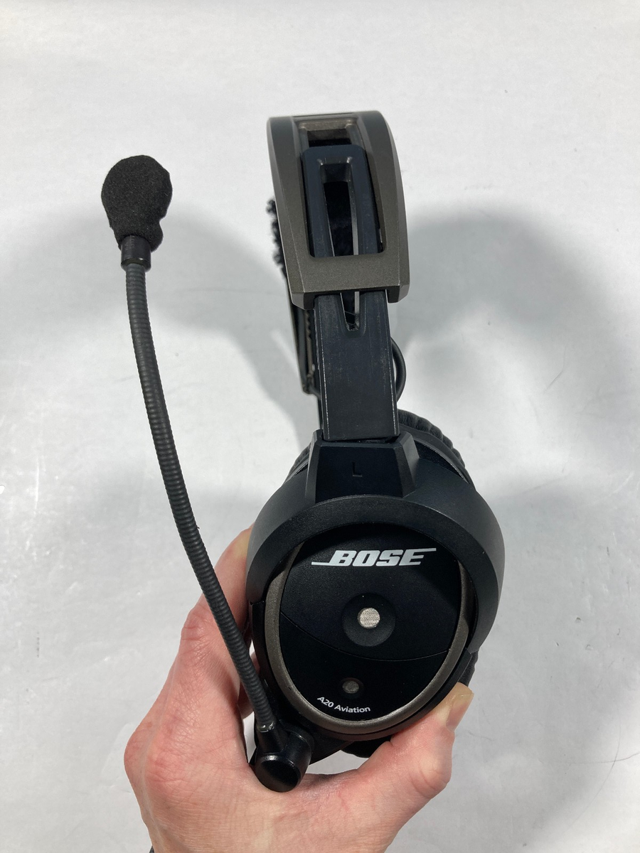 Bose A20 Aviation Headset Dual GA Plug with Bluetooth + Soft Case