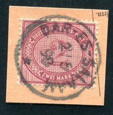 DEUTSCHE KOLONIEN DOA 1890 V37 gestempelt TADELLOS BRIEFST&Uuml;CK (F8388