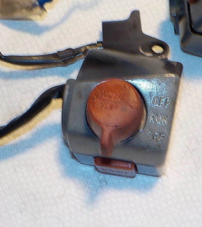83 Honda Aero 80 NH80 1984 control derecho arranque funcionamiento interruptor percha para brk Foto 2 de 3