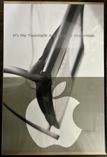 Vintage Apple: It  s The 20th Twentieth Anniversary Macintosh Poster Black White