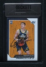 BAS 2018-19 Panini NBA Hoops Grayson Allen #247 Seal of Authenticity Auto 3c7