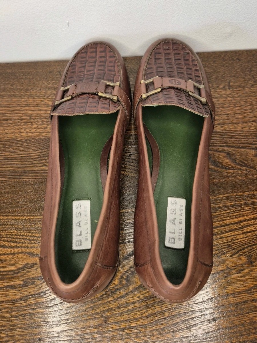 Vintage bill blass and Bally men’s loafers size 9 Vintage Bill Blass Men Brown Leather Slip On Loafers Shoe  main image 3