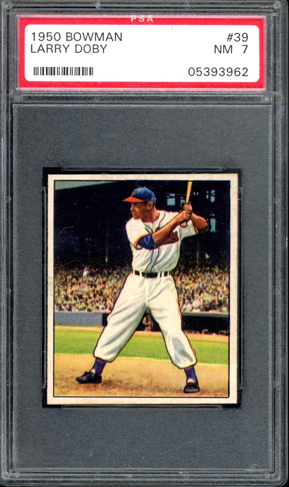 1950 Bowman #39 Larry Doby PSA 7 Vintage HOF Baseball Card (3962)