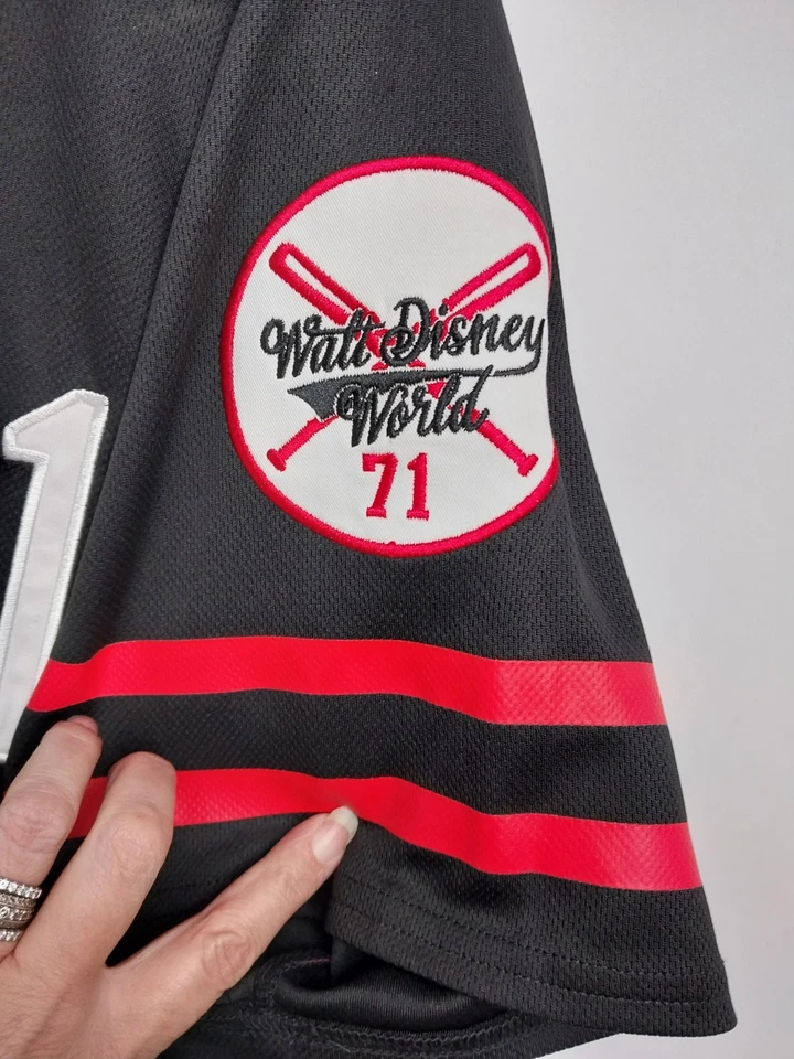 Camiseta deportiva de béisbol Walt Disney World 71 Mickey talla mediana Foto 3 de 4