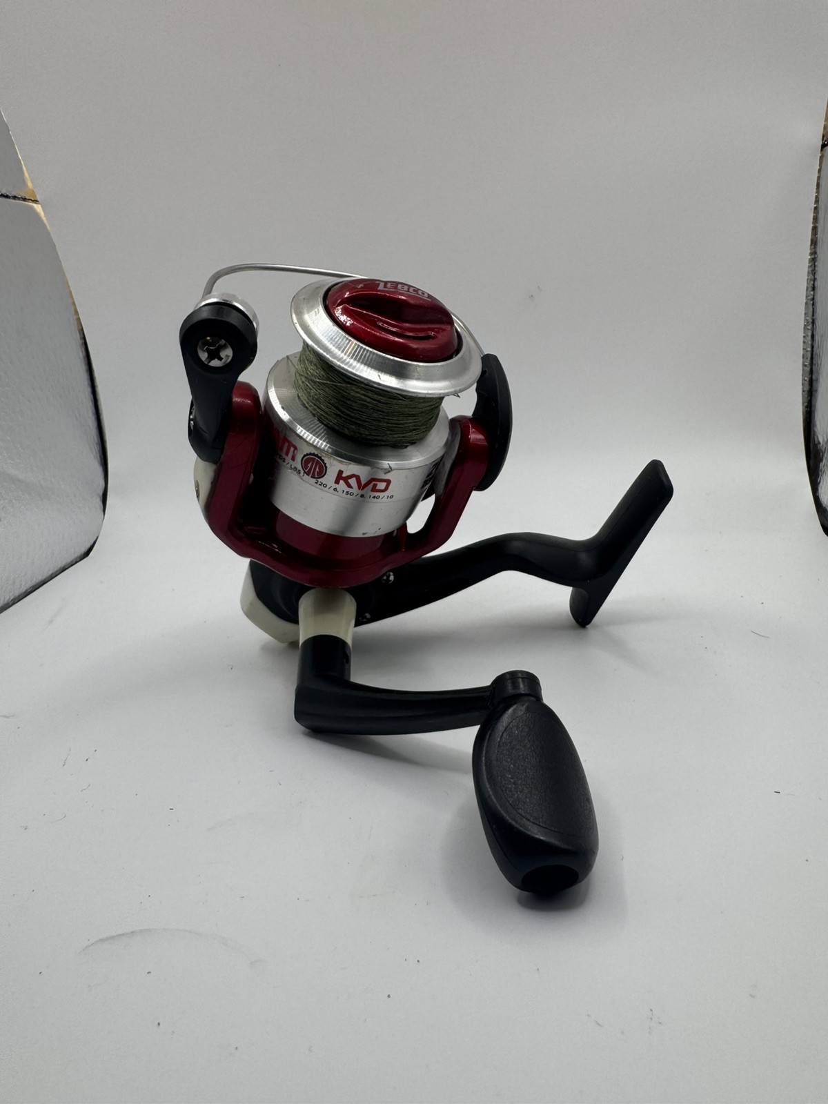 Zebco Team KVD Spinning Reel Red