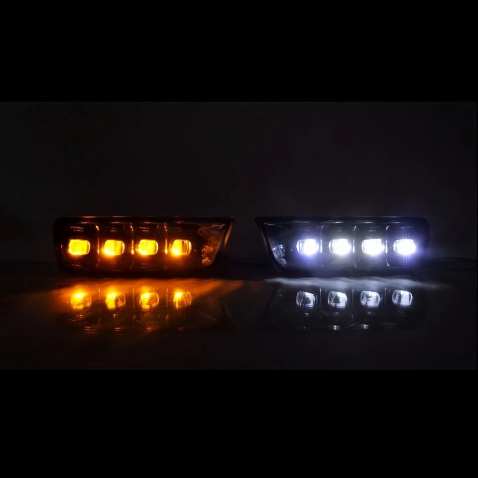 Luz antiniebla delantera LED con luz intermitente DRL para Toyota 4Runner 2003 2004 2005 Foto 4 de 4