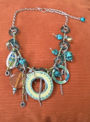 Artistic/Boho Turquoise Imitation Necklace
