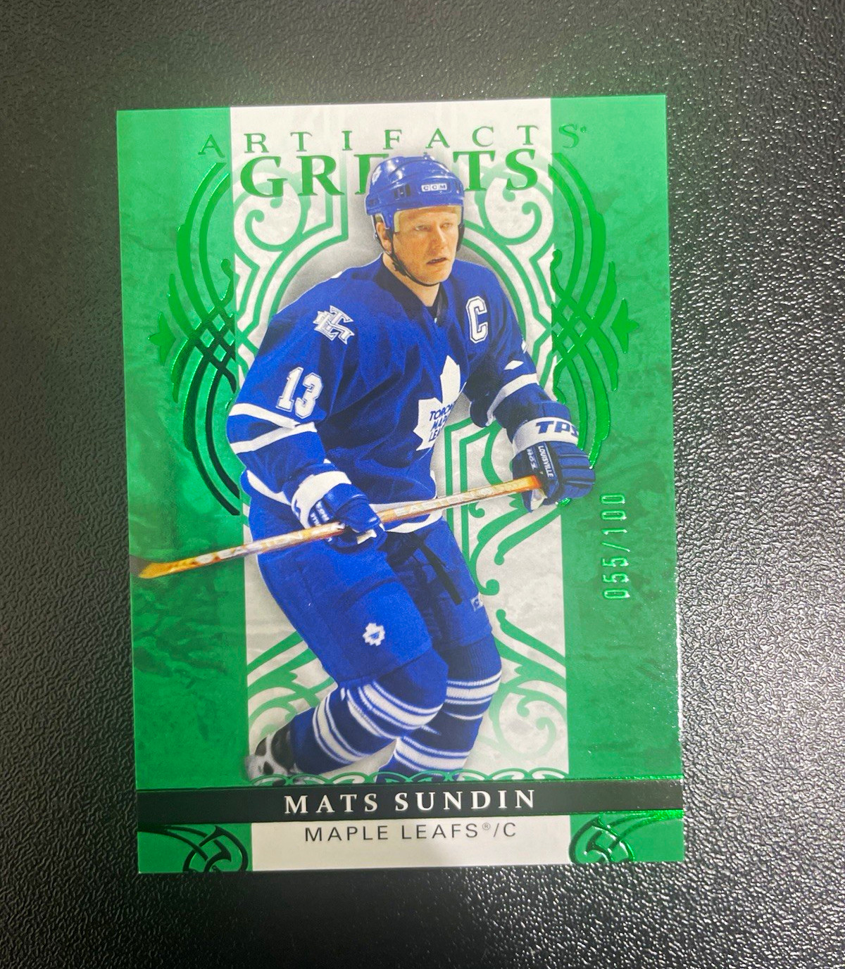 Upper Deck 2026-27 Artifacts Mats Sundin Jade Green #168 55/100
