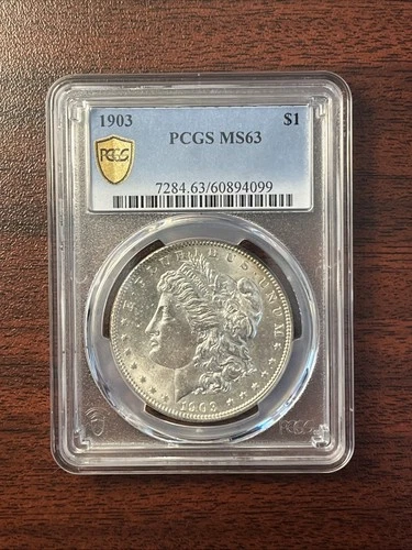 1903 MORGAN SILVER DOLLAR PCGS MS63