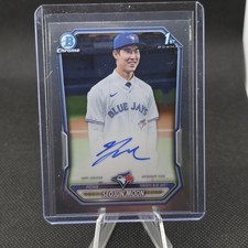 2026 Bowman Chrome Seojun Moon 1st Bowman On Card Base Auto Blue Jays CPA-MS