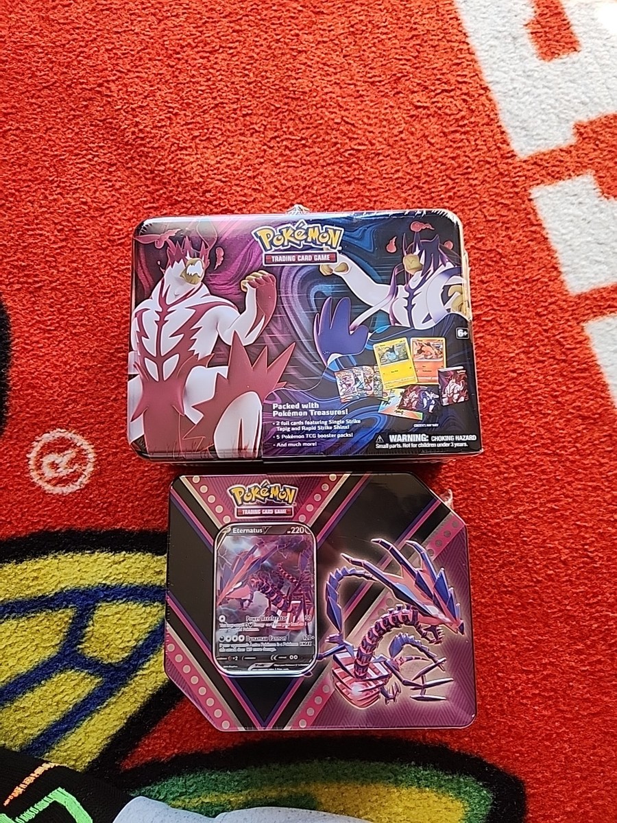 Pokemon TCG Pokemon V Powers Tin Fall 2020 Eternatus NEW TIN BOX + 2021  Lunchbox | eBay