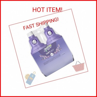 Swiffer WetJet Multi-Purpose Floor Cleaner Solution with Febreze Refill, Hardwoo