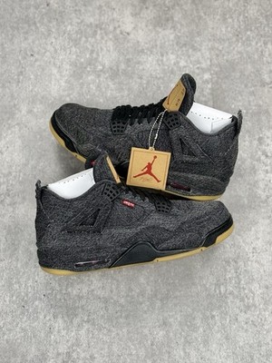 Jordan 4 Levi s Black Denim EU 47 / US 12.5