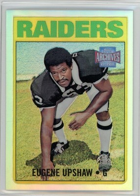 2001 Topps Archives Reserve EUGENE UPSHAW RC Refractor #59 HOF'er Set