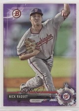 2017 Bowman Draft Purple 2/250 Nick Raquet #BD-182 sh7