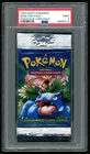 1999 Pokemon Base Set Unlim. Venusaur Long Crimp Pack PSA 9 - Cracked *POP 72*