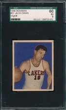 1948 BOWMAN JACK DWAN 51 EX HIGH # SGC 5 BASKETBALL MINNEAPOLIS LAKERS