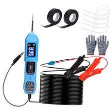 Multifunctional Car Circuit Tester,Digital Display Short Circuit Finder,6 Blue