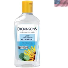 Deep Cleansing Witch Hazel Astringent 16 Fl Oz | Removes Makeup Oil | 3 Pack