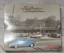 Vintage Red ’57 Chevy Car Landline Telephone Desk Phone Original Box And Bag