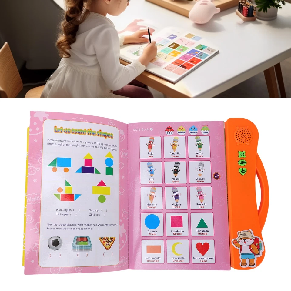 Spanisch Englisch Lernen Sprechenbuch Interaktives Bildungs Elektronisches Fit - Bild 4 von 4