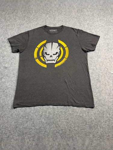 Call Of Duty Black Ops 2015 Dark Gray gamer Activision Large Shirt FPS XBOX PS