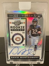 2019 Contenders Optic Rookie Ticket David Montgomery #110 ON CARD AUTO?. rookie card picture