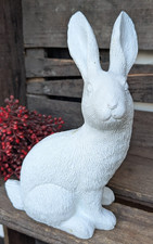 ❤️ Weißer Hase Osterhase / Kaninchen Polyresin- Modern Deko ❤️