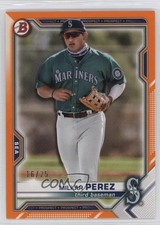 2021 Bowman Draft Orange 16/25 Milkar Perez #BD-117 6e0