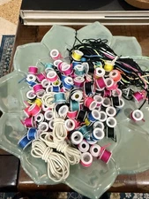 🔥6 Ozs Lot Colorful Spools Mixed Chords For Crafting & Jewelry Making #1