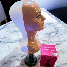 FOAM MANNEQUIN HEAD WIG,HAIR,CAPS HOLDER WITH STAND