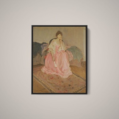 Frederick Carl Frieseke - Lady in Pink - Art Print on Paper or Canvas