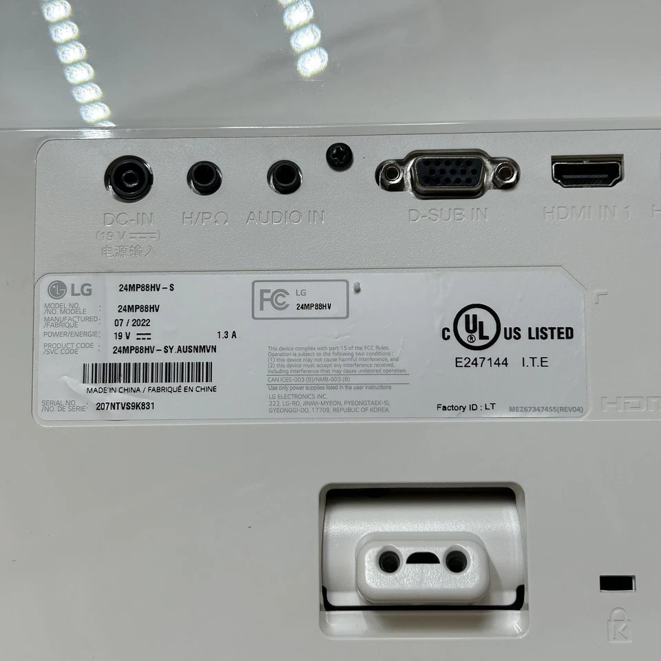 LG 24MP88HV-S Neo Blade III Monitor 24" FHD (1920 x 1080) IPS Display, Silver - Image 4 of 4